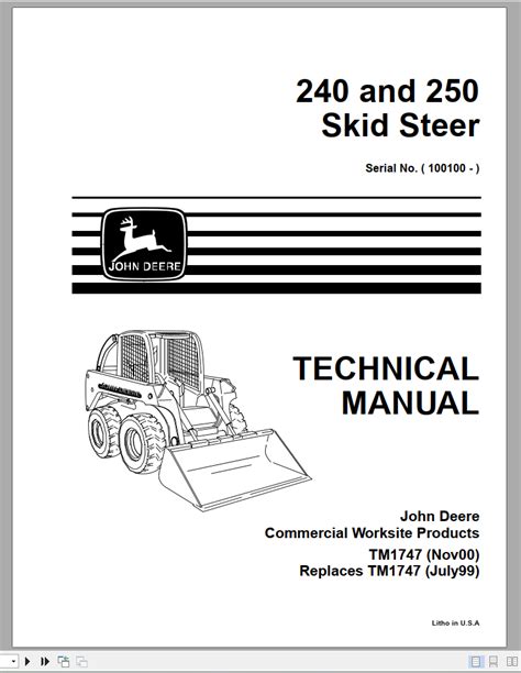 john deere skid steer 250 owners manual|john deere 250 parts diagram.